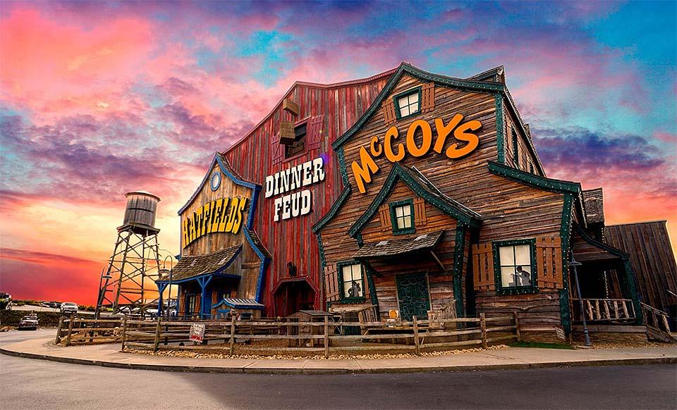 Family fun at Christmas time at Hatfields and McCoys Dinner theater